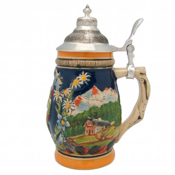 Engraved German  inchesBier Fest inches Stein with Engraved Metal Lid - .5L, Alcohol, Barware, Beer Glasses, Beer Stein-with Lid, Beer Stein-with Lid-EHG, Beer Steins, Coffee Mugs, Collectibles, Decorations, Drinkware, German, Germany, Home & Garden, Multi-Color