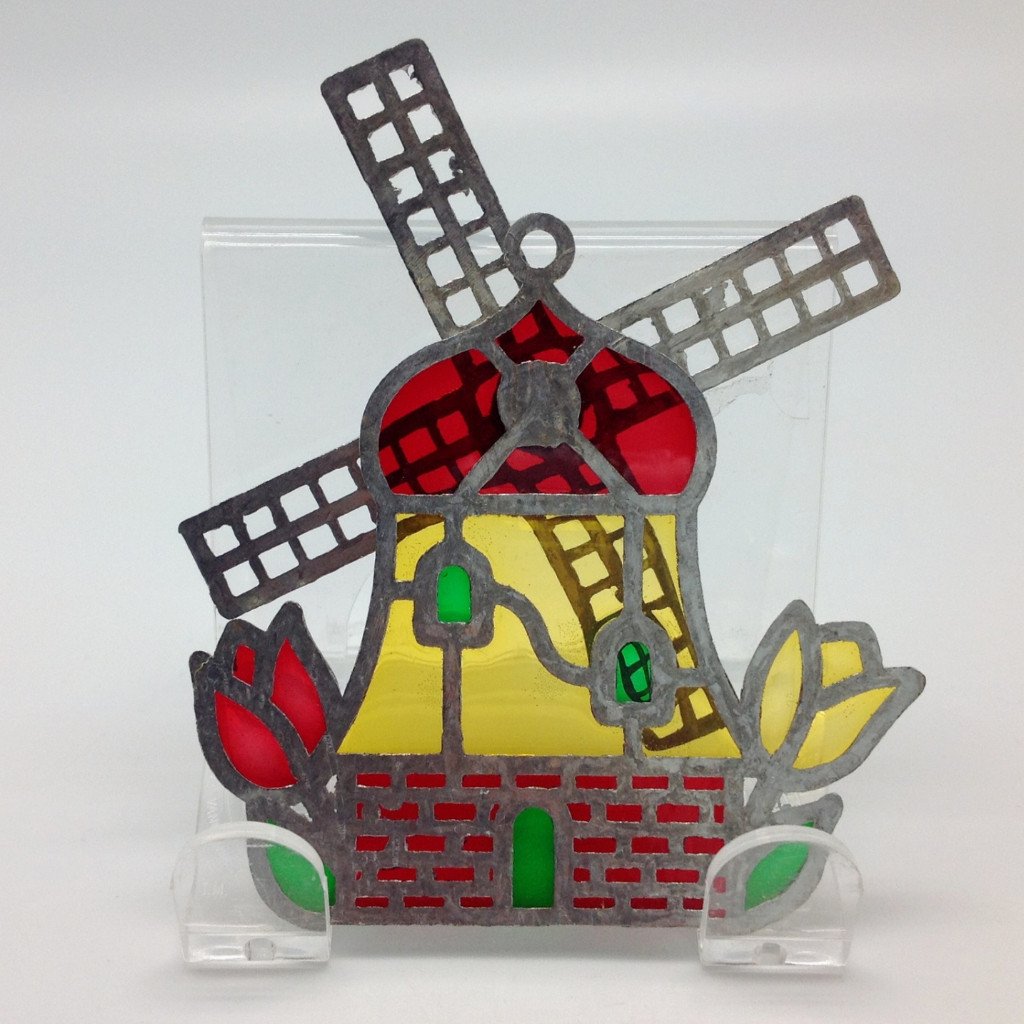 Small Windmill Sun Catcher: Tulips - Collectibles, Decorations, Dutch, Home & Garden, PS-Party Favors Dutch, Sun Catchers - 2