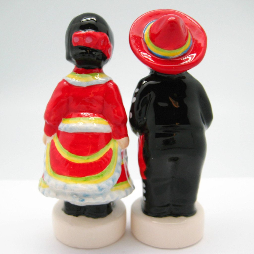 Collectible Magnetic Salt & Pepper Sets Mexican - Below $10, Collectibles, Decorations, Home & Garden, Kissing Couple, Kitchen Decorations, Mexican, PS-Party Favors, S&P Sets, S&P Sets-Magnetic, S&P Sets-Mexican, Tableware - 2 - 3