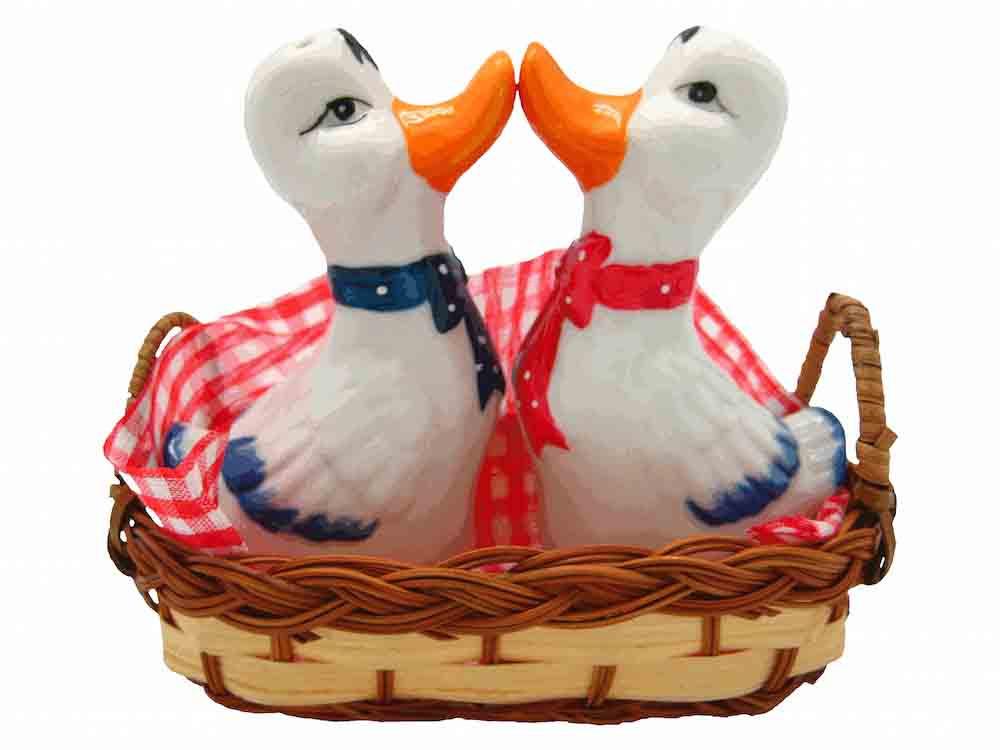 Animal Salt & Pepper Shakers Ducks Basket - Animal, Collectibles, Decorations, General Gift, Home & Garden, Kitchen Decorations, PS-Party Favors, S&P Sets, S&P Sets-General Gift, Tableware