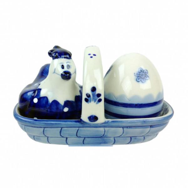 Delft S&P sets Happy Chicken - Collectibles, Decorations, Delft Blue, Dutch, General Gift, Home & Garden, Kitchen Decorations, PS-Party Favors, S&P Sets, Tableware, Top-GNRL-B