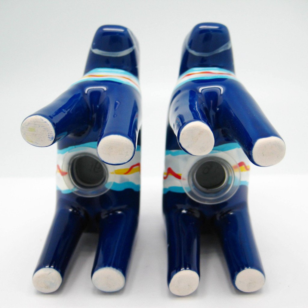 Blue Dala Horse Salt and Pepper Shaker - Blue, Collectibles, CT-150, Dala Horse, Dala Horse Blue, Decorations, Home & Garden, Kitchen Decorations, PS-Party Favors, PS-Party Favors Dala, PS-Party Favors Swedish, S&P Sets, swedish, Tableware, Top-SWED-A - 2 - 3 - 4 - 5