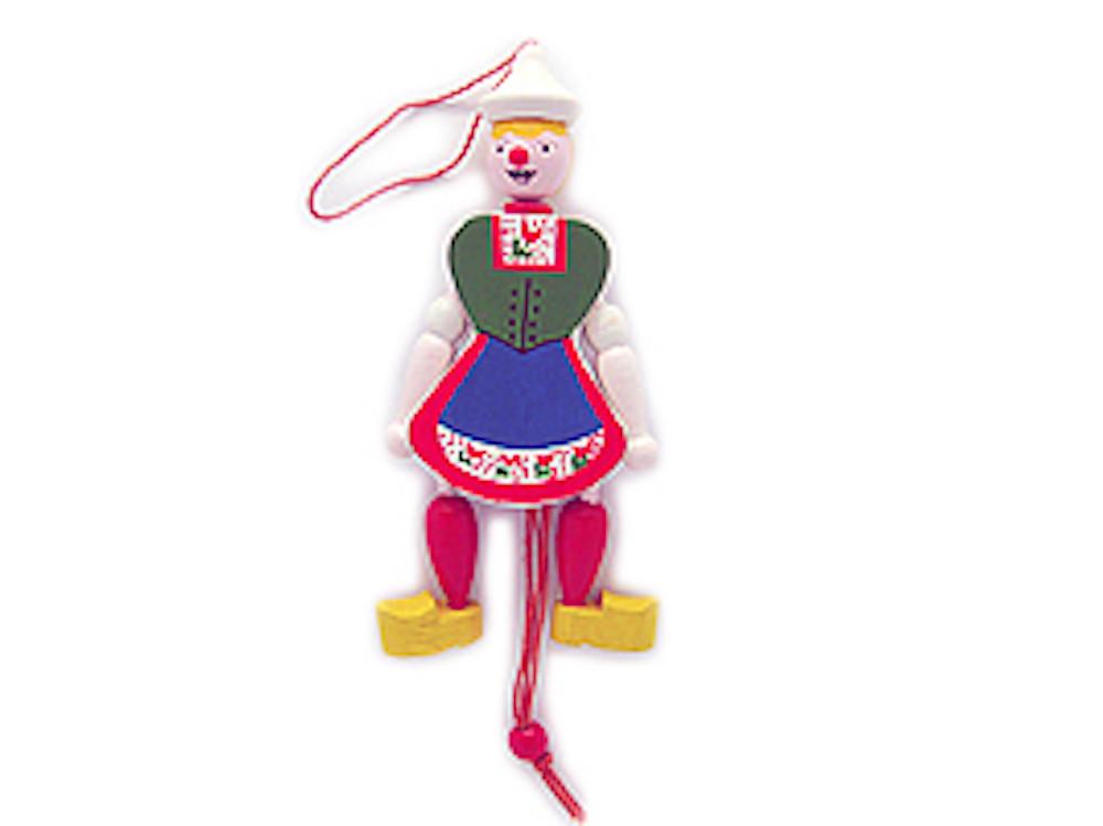 Jumping Jack Toys Dutch  Girl - Collectibles, Decorations, Dutch, Figurines, Home & Garden, Jumping Jacks, Medium, PS-Party Favors, PS-Party Favors Dutch, Size, Small, Souvenirs-Dutch