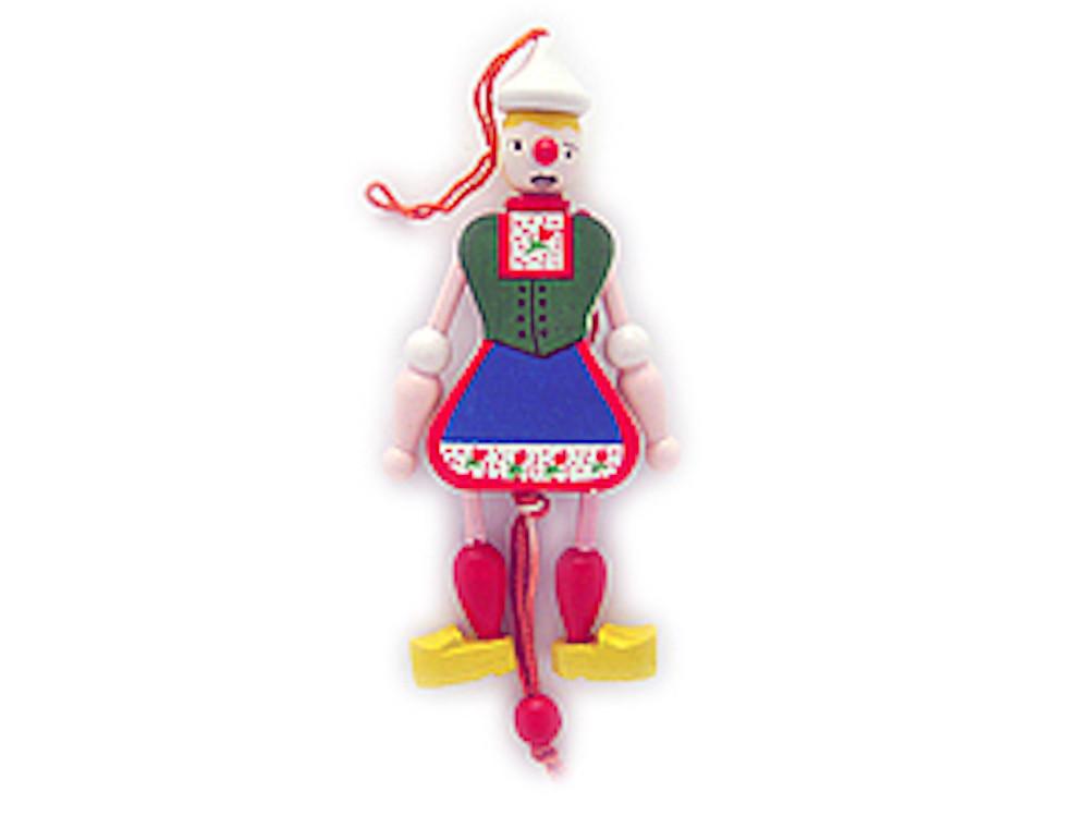 Jumping Jack Toys Dutch  Girl - Collectibles, Decorations, Dutch, Figurines, Home & Garden, Jumping Jacks, Medium, PS-Party Favors, PS-Party Favors Dutch, Size, Small, Souvenirs-Dutch - 2