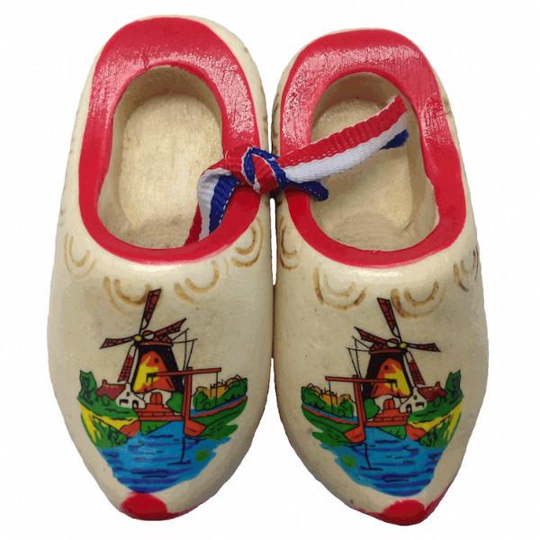 Decorated Wooden Clogs - 1.5 inches, 1.75 inches, 2.5 inches, 3.25 inches, 4 inches, Apparel-Costume Shoes, Apparel-Costumes, CT-600, Dutch, Ethnic Dolls, Natural, Netherlands, PS-Party Favors, PS-Party Favors Dutch, Shoes, Size, Top-DTCH-A, Windmills, wood, Wooden Shoes, Wooden Shoes-Souvenir