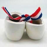 Dutch Wooden Shoes Deluxe Blue White - 1.5 inches, 2.5 inches, Apparel-Costume Shoes, Apparel-Costumes, Blue/White, CT-600, Delft Blue, Dutch, Ethnic Dolls, Netherlands, PS-Party Favors, PS-Party Favors Dutch, Shoes, Size, Top-DTCH-B, Tulips, Windmills, wood, Wooden Shoes, Wooden Shoes-Souvenir - 2 - 3