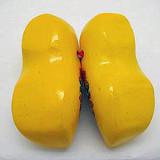 Dutch Wooden Shoes Deluxe Yellow - 1.5 inches, 2.5 inches, Apparel-Costume Shoes, Apparel-Costumes, CT-600, Dutch, Ethnic Dolls, Netherlands, PS-Party Favors, PS-Party Favors Dutch, Shoes, Size, Top-DTCH-B, Tulips, Windmills, wood, Wooden Shoes, Wooden Shoes-Souvenir, Yellow - 2