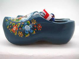 Dutch Wooden Shoes Deluxe Blue - 1.5 inches, 2.5 inches, Apparel-Costume Shoes, Apparel-Costumes, blue, CT-600, Dutch, Ethnic Dolls, Netherlands, PS-Party Favors, PS-Party Favors Dutch, Shoes, Size, Top-DTCH-B, Tulips, Windmills, wood, Wooden Shoes, Wooden Shoes-Souvenir - 2
