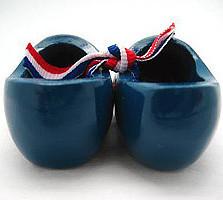 Dutch Wooden Shoes Deluxe Blue - 1.5 inches, 2.5 inches, Apparel-Costume Shoes, Apparel-Costumes, blue, CT-600, Dutch, Ethnic Dolls, Netherlands, PS-Party Favors, PS-Party Favors Dutch, Shoes, Size, Top-DTCH-B, Tulips, Windmills, wood, Wooden Shoes, Wooden Shoes-Souvenir - 2 - 3 - 4