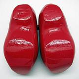 Dutch Wooden Shoes Deluxe Red - 1.5 inches, 2.5 inches, Apparel-Costume Shoes, Apparel-Costumes, Below $10, CT-600, Dutch, Ethnic Dolls, Netherlands, PS-Party Favors, PS-Party Favors Dutch, Red, Shoes, Size, Top-DTCH-B, Tulips, Windmills, wood, Wooden Shoes, Wooden Shoes-Souvenir - 2 - 3 - 4