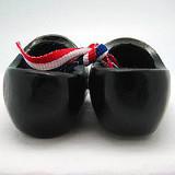 Dutch Wooden Shoes Deluxe Black - 1.5 inches, 2.5 inches, Apparel-Costume Shoes, Apparel-Costumes, black, CT-600, Dutch, Ethnic Dolls, Netherlands, PS-Party Favors, PS-Party Favors Dutch, Shoes, Size, Top-DTCH-B, Tulips, Windmills, wood, Wooden Shoes, Wooden Shoes-Souvenir - 2 - 3
