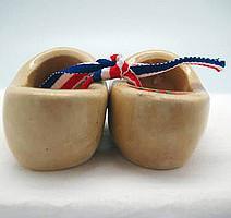 Dutch Wooden Shoes Deluxe Tulip - 1.5 inches, 2.5 inches, Apparel-Costume Shoes, Apparel-Costumes, CT-600, Dutch, Ethnic Dolls, Natural Tulip, Netherlands, PS-Party Favors, PS-Party Favors Dutch, Shoes, Size, Top-DTCH-B, Tulips, Windmills, wood, Wooden Shoes, Wooden Shoes-Souvenir - 2 - 3