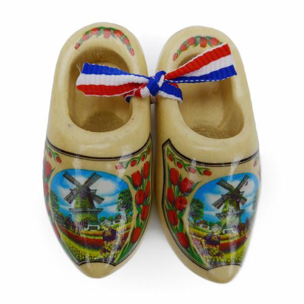 Dutch Wooden Shoes Deluxe Tulip - 1.5 inches, 2.5 inches, Apparel-Costume Shoes, Apparel-Costumes, CT-600, Dutch, Ethnic Dolls, Natural Tulip, Netherlands, PS-Party Favors, PS-Party Favors Dutch, Shoes, Size, Top-DTCH-B, Tulips, Windmills, wood, Wooden Shoes, Wooden Shoes-Souvenir